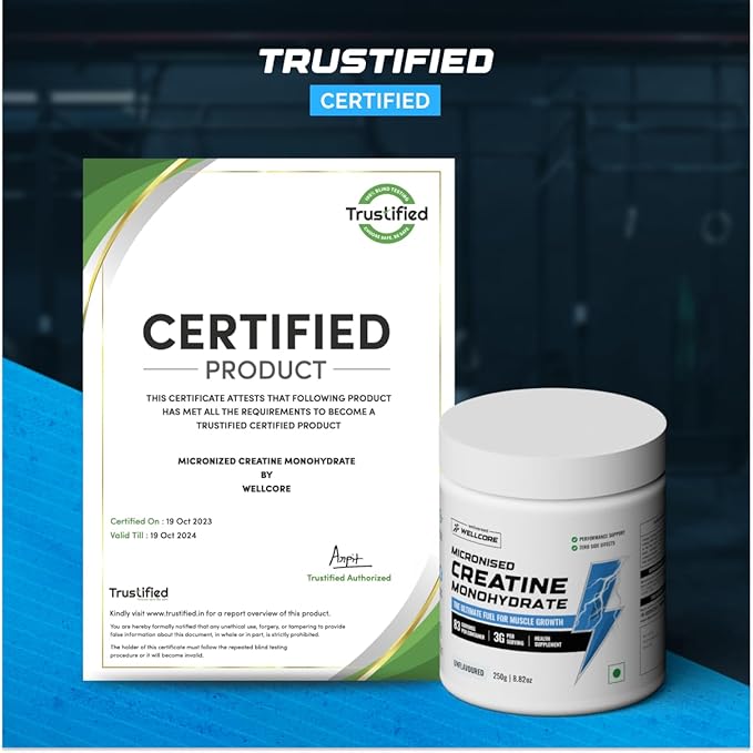 Wellcore - Micronised Creatine Monohydrate - Thumbnail