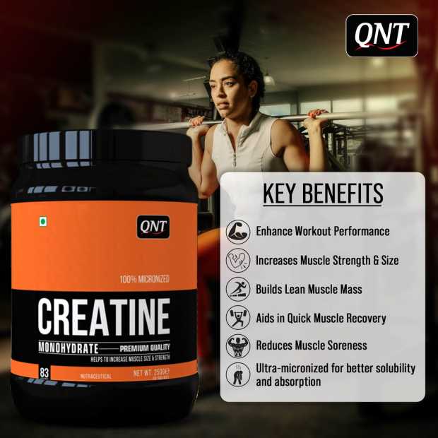QNT-Creatine Monohydrate 250g - Thumbnail