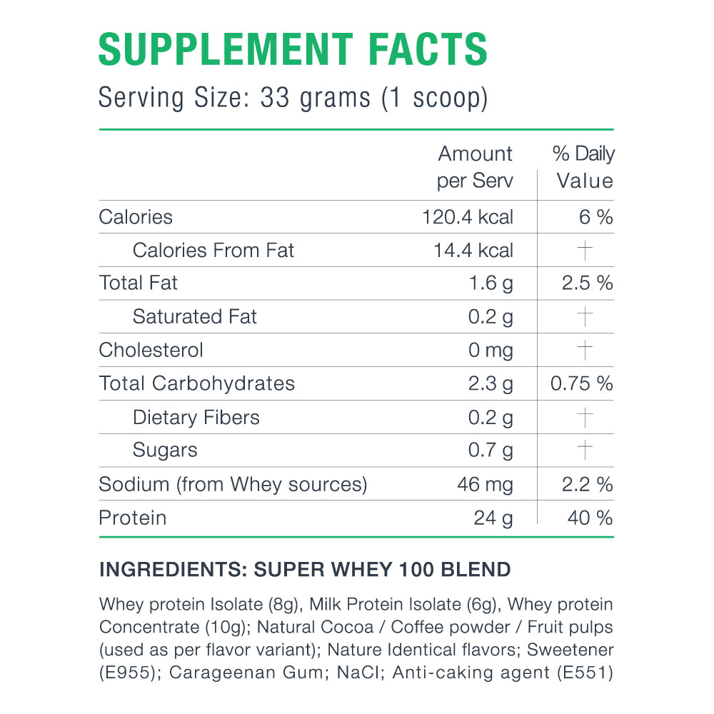 Super Whey 100 – Triple Protein Blend - Thumbnail