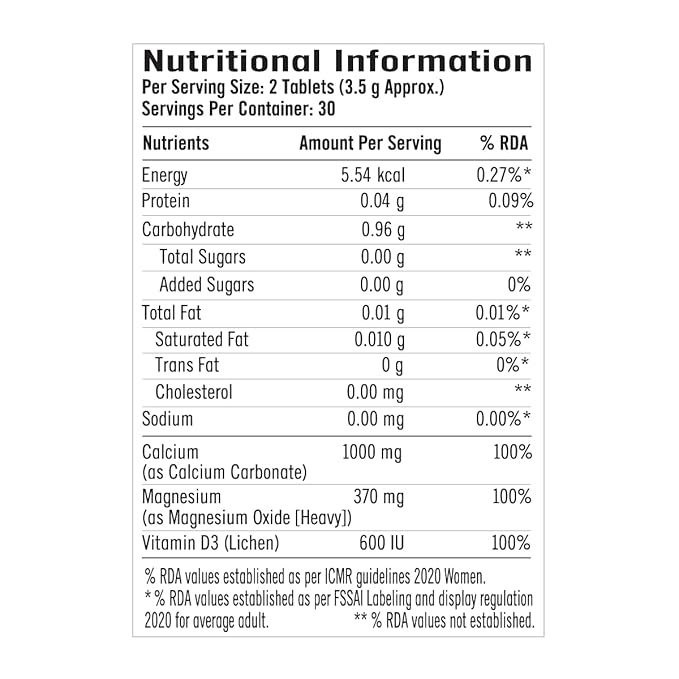 GNC Calcium Plus With Magnesium & Vitamin D3 | 60 Tablets - Thumbnail