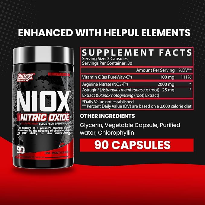 Nutrex NIOX Nitric Oxide - Thumbnail